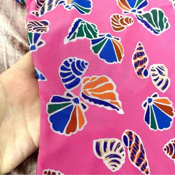 Tiger Mist Pink Kalea Shell Mini Dress - Picture 7 of 7